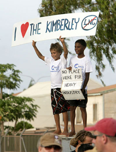 The next generation making their views known in Broome